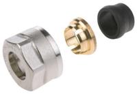 Резьбозажимное соединение Elsen 15x3/4" НГ ЕК для медных трубок радиатора, никель (EFB03.15Cu-EK)