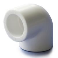 Угольник Политэк 20 мм 90° равнопроходной полипропиленовый