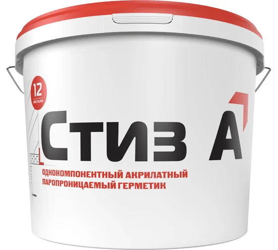 Герметик для монтажа окон СТИЗ А ведро 7 кг