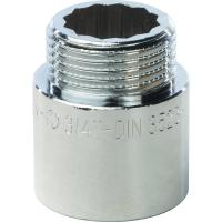 Удлинитель 3/4 25мм Хром