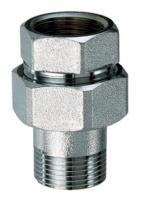 Прямой разъемный фитинг FAR 1/2" ВР-американка трехсоставной FC 5150 12