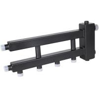 Коллектор Rommer (дублер рядный) с гидроразделителем на 2+1 контура до 60 кВт (RDG-0060-014023)