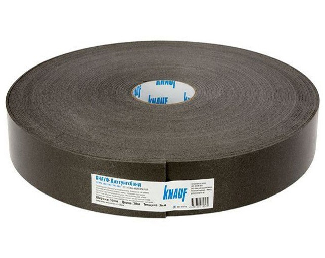 Лента уплотнительная Дихтунгсбанд 30ммх30м.п Кнауф