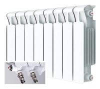 Радиатор Rifar Monolit Ventil 350 - 10 секций подключение нижнее (левое)