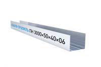 Профиль направляющий ПН Кнауф (Knauf) 50х40х0,6мм дл. 3м