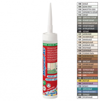 Силиконовая затирка-герметик №111 светло-серая MAPESIL AC