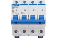 Выключатель автоматический модульный 4п C 25А 4,5кА NXB-63S CHINT
