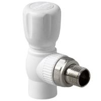 Кран шаровый угловой Pro Aqua 25х3/4" для радиатора полипропиленовый