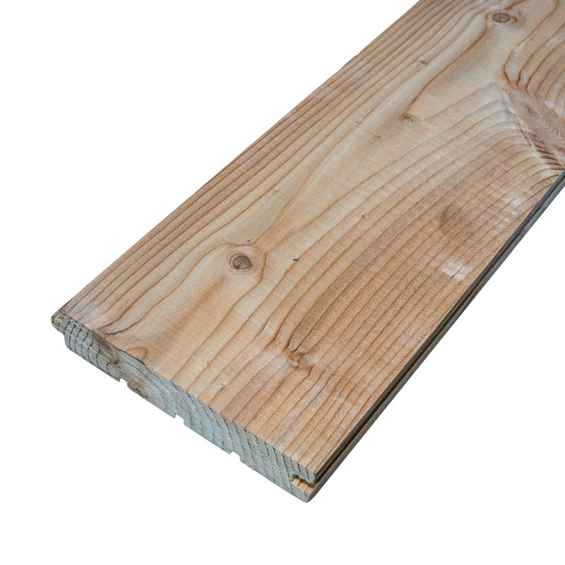 Доска половая, лиственница, сорт В, 28х140х3000 мм