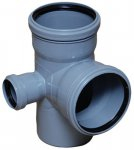 Крестовина левая 110-110-110-50-90* для канализации