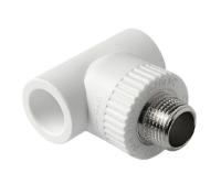 Тройник комбинированный Pro Aqua 32х3/4" НР с наружной резьбой полипропиленовый