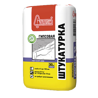 Штукатурка гипсовая Старатели 30кг серая