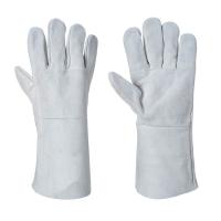 Перчатки "Intertool" замшевые спилковые серые