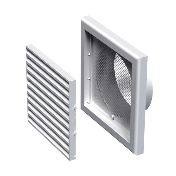 Решетка МВ 100 ВС белый