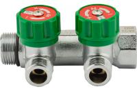 Регулирующий коллектор плоское уплот.3/4х1/2х3 вых. Millennium