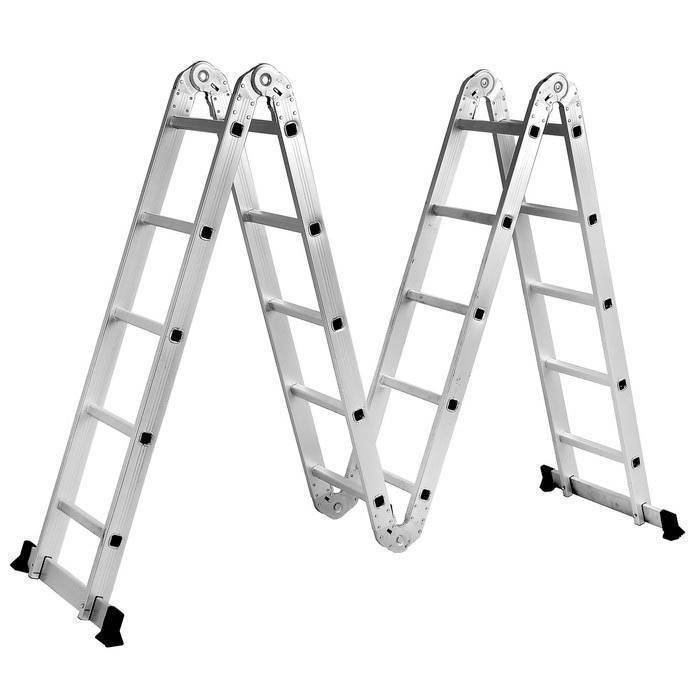 Лестница трансформер алюминиевая 4х5