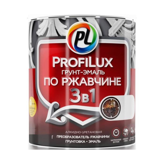 Profilux Эмаль на ржавчину 3 в 1 глянцевая черная 1.9 л.