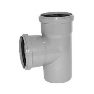 Тройник Ф110-110-90* для канализации