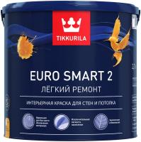 TIKKURILA EURO SMART 2 краска для стен и потолков 2.7 л.