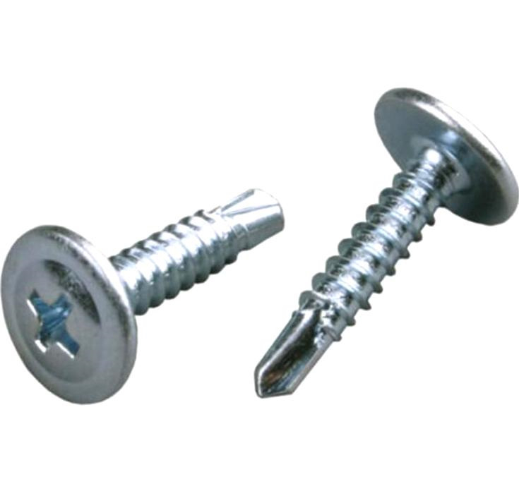 Саморез с прессшайбой сверло 4,2х16 цинк  