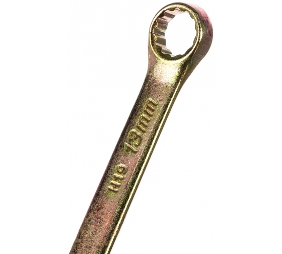 Ключ комбинированный, 13 мм, желтый цинк СИБРТЕХ