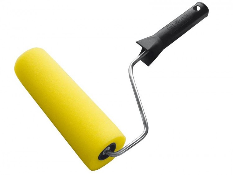 Валик СИБРТЕХ Структурный гладкий 240 мм поролоновый с ручкой