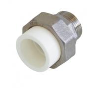 Муфта разъемная комбинированная Kalde 32х3/4" НР наружная резьба полипропиленовая 3252-tum-320c00