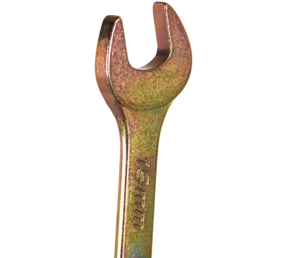 Ключ комбинированный, 19 мм, желтый цинк СИБРТЕХ