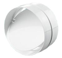 Соединитель пвх круглый с обратным клапаном D150 мм