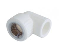 Угольник комбинированный Kalde 25х3/4" ВР с внутренней резьбой полипропиленовый 3222-efo-250c00