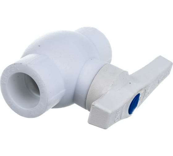 Кран шаровой белый полипропилен ∅40 под приварку