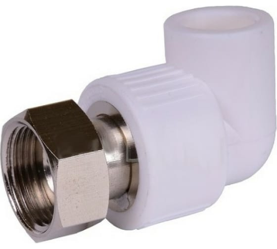 Угольник с накидной гайкой на металлическом штуцере, Ø20 3/4 мм