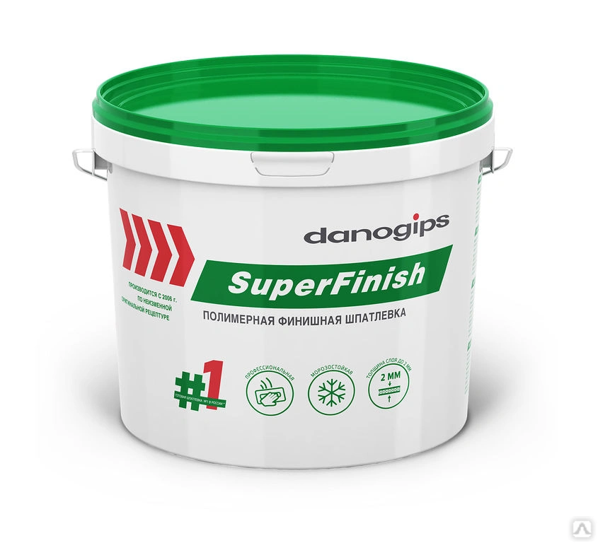 Шпаклевка финишная ДаноГипс 28кг СуперФиниш Danogips SuperFinish 