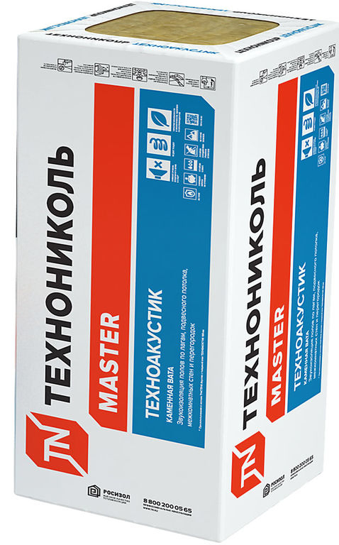 ТехноНИКОЛЬ Техноакустик 1200х600х50мм (5,76м2) (0,288м3)
