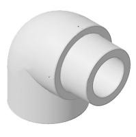 Угольник Политэк 32 мм 90° внутр./наруж. полипропиленовый