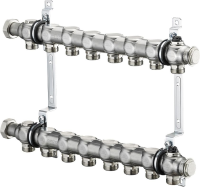 Коллектор Oventrop Multidis SH 1" арт. 1407058 (8 контуров) для радиаторного отопления