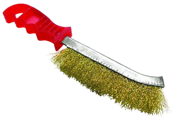 Щетка мет.с пластм.руч. SPARTA