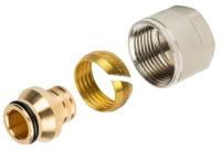 Фитинг компрессионный Stout для труб 20х2.0х3/4" красная PEX (SFC-0020-002020)