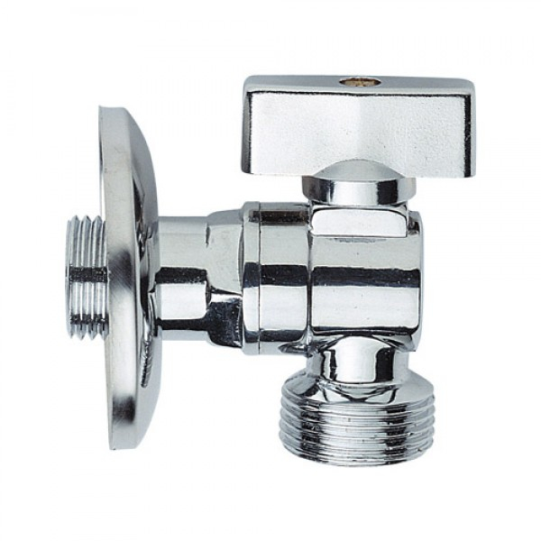 Кран BUGATTI (307) угловая 1/2 х1/2 с отражателем