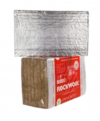 Утеплитель Rockwool Сауна Баттс 1000х600х50мм (4,8м2) (0,24м3) 