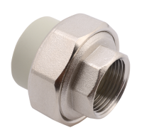 Муфта комбинированная разъемная FV Plast 25х3/4" ВР с внутренней резьбой полипропиленовая (236025)