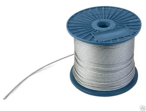 Трос стальной 4мм 6х7