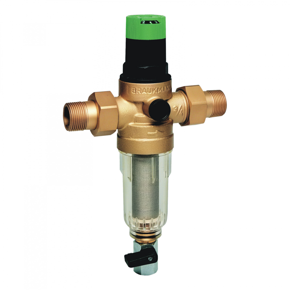 MILLENNIUM-1/2" [пластик]фильтр 100мк с редуктором давления