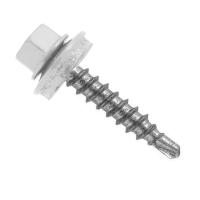 Саморезы кровельные 4,8х70 сверло RAL9003 ярко-белый