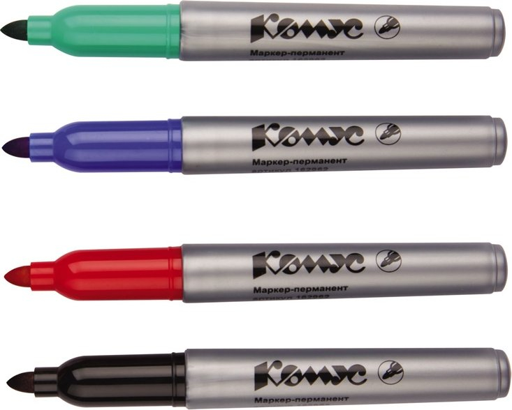 Маркер толстый черный