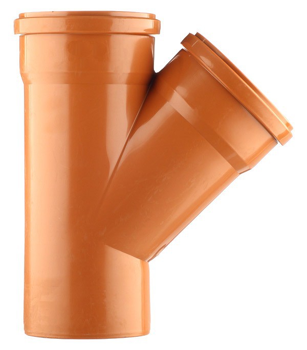 Тройник ф160-160-45* для внешней канализации