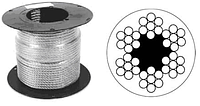 Трос стальной 4мм 6х7