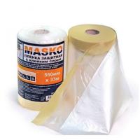 Пленка защитная с клейкой лентой Masko 550мм*33м (цена за рулон)