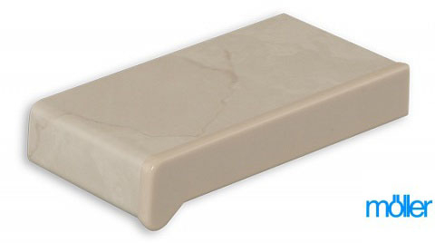 Подоконник "Muller" Светлый мрамор 0.3х1м.