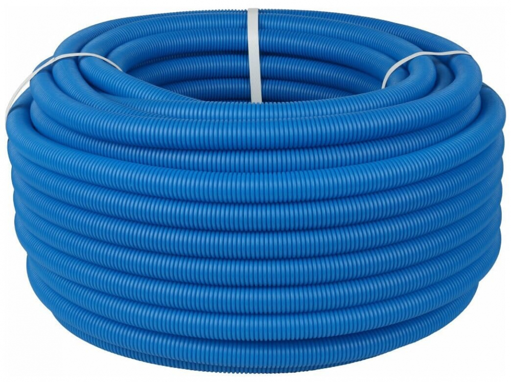 Кожух синий 22/25 для металлопластиковых труб 